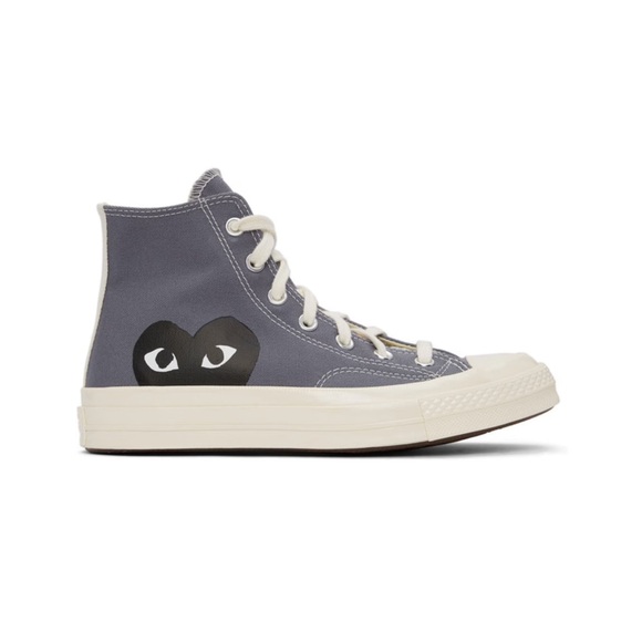 grey converse edition half heart chuck 70 high sneakers